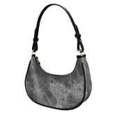Bolso hobo de color oscuro lavado
